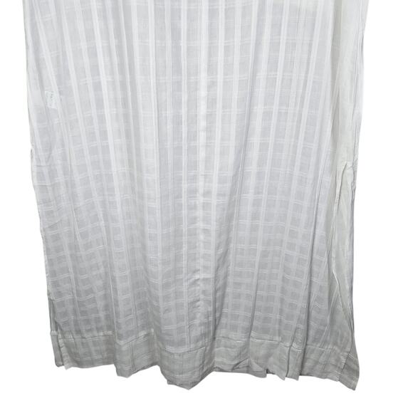 Pomander Place Carolina Caftan Dress Small White Tuckernuck VNeck A-Line Maxi - Picture 10 of 12